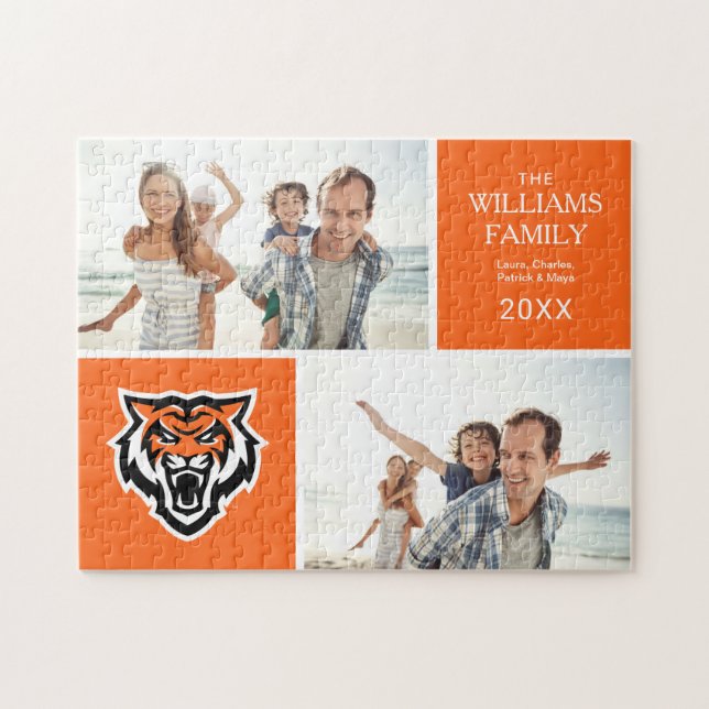 Idaho Staat University Bengals Spirit Design Puzzle (Horizontal)