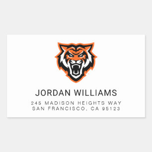 Idaho Staat University Bengals Spirit Design Rechteckiger Aufkleber