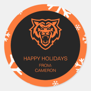 Idaho Staat University Bengals Spirit Design Runder Aufkleber