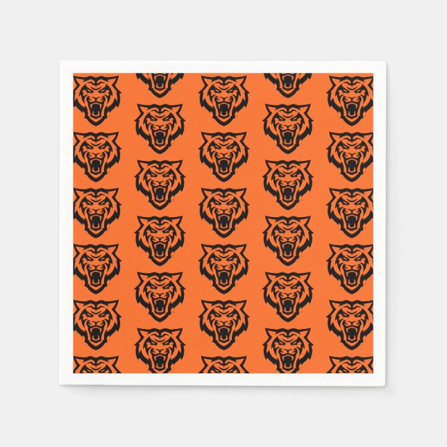 Idaho Staat University Bengals Spirit Design Serviette (Vorderseite)