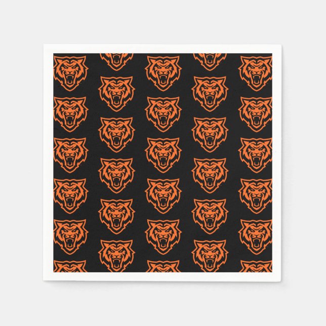 Idaho Staat University Bengals Spirit Design Serviette (Vorderseite)