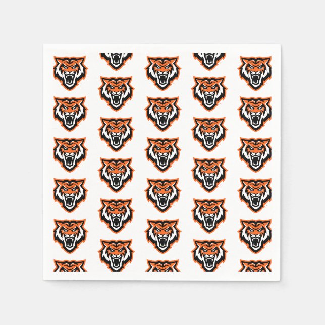 Idaho Staat University Bengals Spirit Design Serviette (Vorderseite)