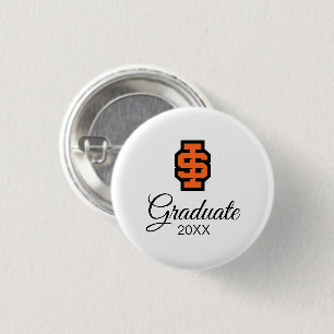 Idaho Staat University Bold Bengals Logo Button