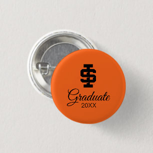 Idaho Staat University Bold Bengals Logo Button