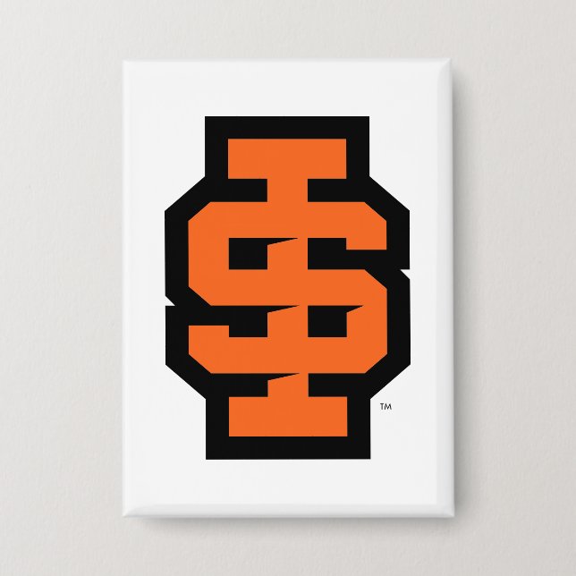 Idaho Staat University Bold Bengals Logo Button (Vorderseite)