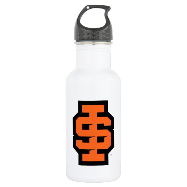 Idaho Staat University Bold Bengals Logo Edelstahlflasche (Vorderseite)
