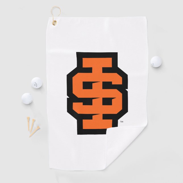 Idaho Staat University Bold Bengals Logo Golfhandtuch (Insitu)