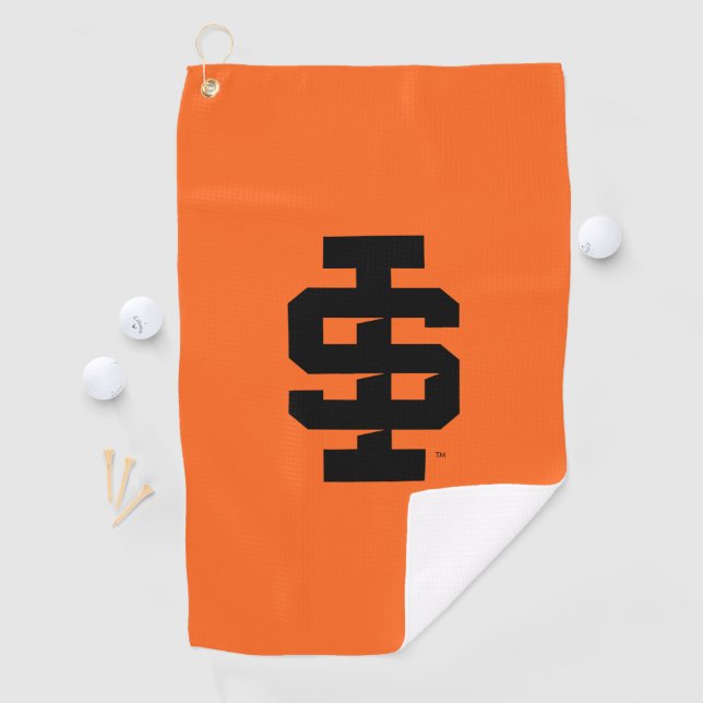 Idaho Staat University Bold Bengals Logo Golfhandtuch (Insitu)