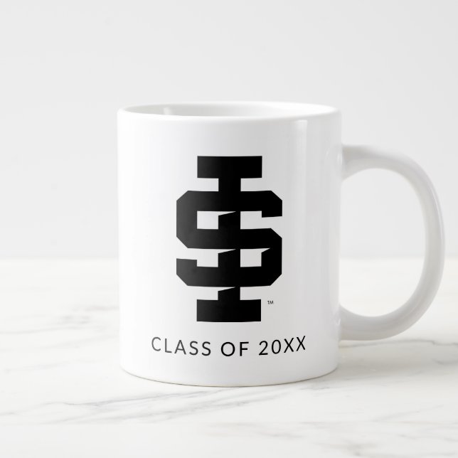 Idaho Staat University Bold Bengals Logo Jumbo-Tasse (Rechts)