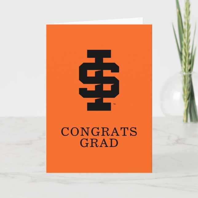 Idaho Staat University Bold Bengals Logo Karte (Vorderseite)