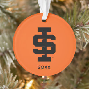 Idaho Staat University Bold Bengals Logo Ornament