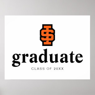 Idaho Staat University Bold Bengals Logo Poster