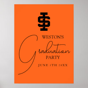 Idaho Staat University Bold Bengals Logo Poster