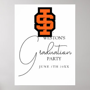 Idaho Staat University Bold Bengals Logo Poster