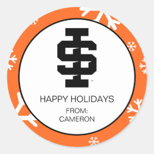 Idaho Staat University Bold Bengals Logo Runder Aufkleber