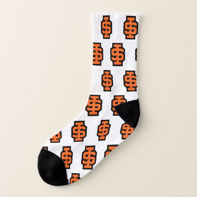 Idaho Staat University Bold Bengals Logo Socken (Links - Außen)