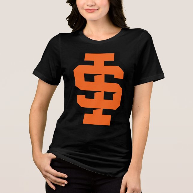 Idaho Staat University Bold Bengals Logo Tri-Blend Shirt (Vorderseite)