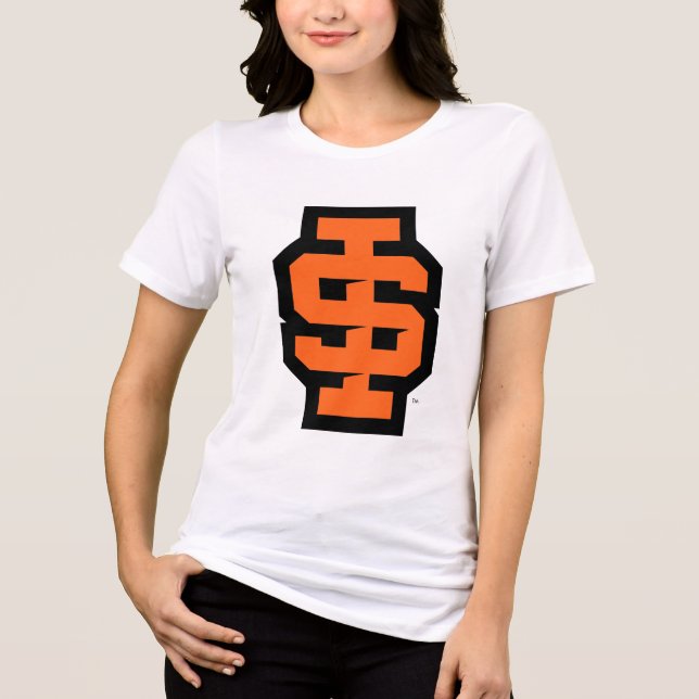 Idaho Staat University Bold Bengals Logo Tri-Blend Shirt (Vorderseite)