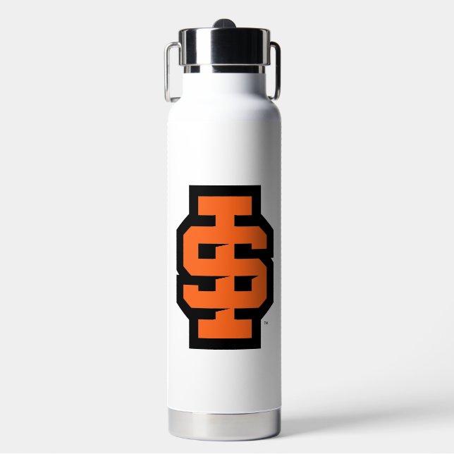 Idaho Staat University Bold Bengals Logo Trinkflasche (Vorderseite)