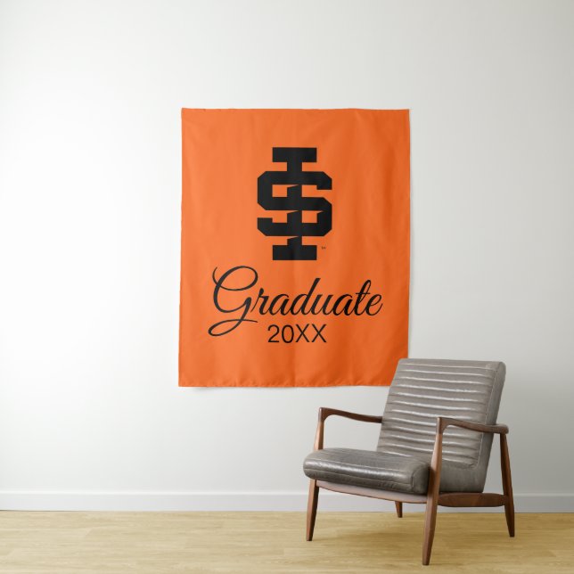 Idaho Staat University Bold Bengals Logo Wandteppich (Beispiel)