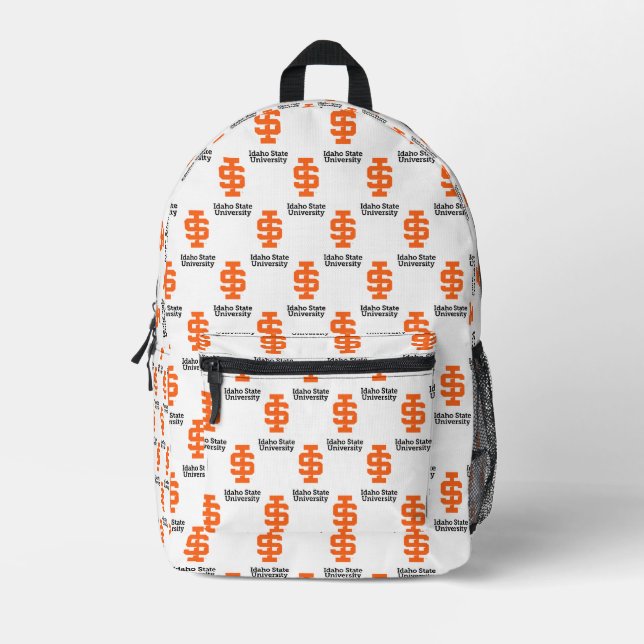 Idaho Staat University Offizielles Logo-Design Bedruckter Rucksack (Vorderseite)