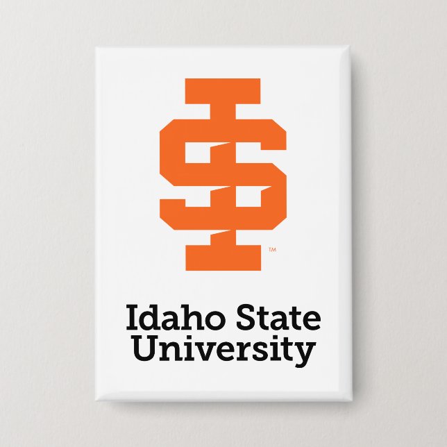 Idaho Staat University Offizielles Logo-Design Button (Vorderseite)