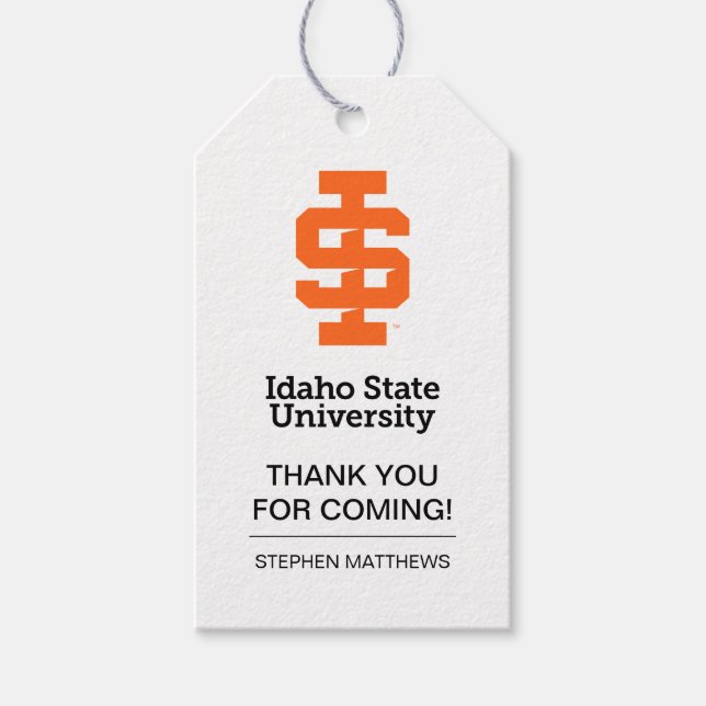 Idaho Staat University Offizielles Logo-Design Geschenkanhänger (Vorderseite)