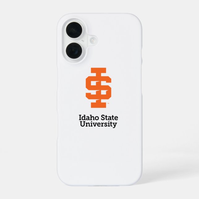Idaho Staat University Offizielles Logo-Design iPhone 16 Hülle (Rückseite)