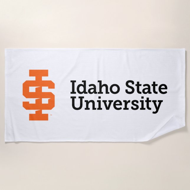 Idaho Staat University Offizielles Logo-Design Strandtuch (Vorderseite)