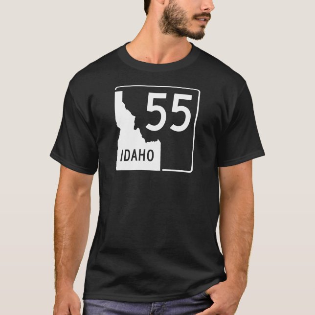 Idaho-Staats-Landstraße 55 T-Shirt (Vorderseite)
