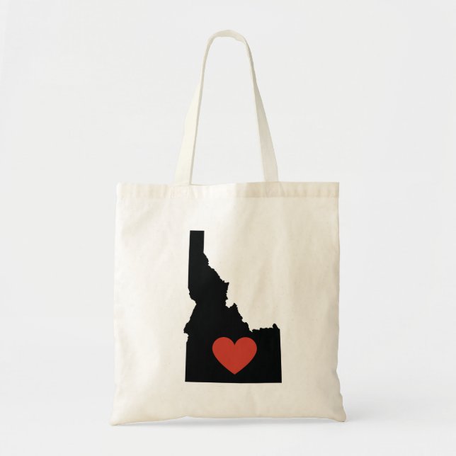 Idaho-Staats-Liebe-Buch-Tasche oder Reise-Tasche Tragetasche (Vorne)