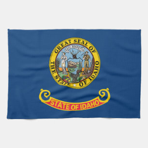 Idaho Staatsflagge Geschirrtuch