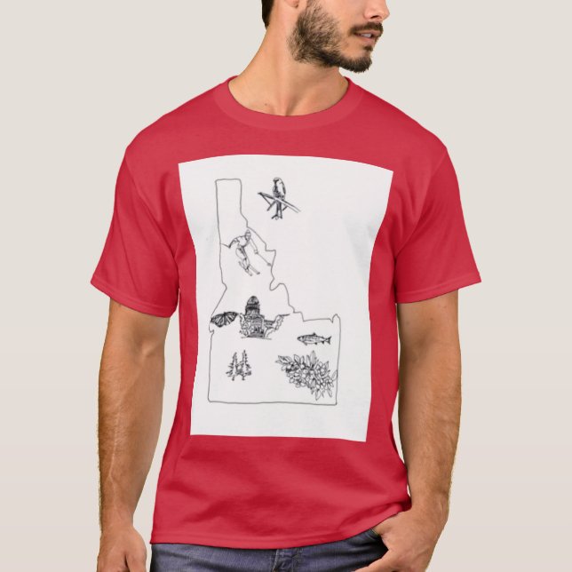 Idaho state 2 T-Shirt (Vorderseite)