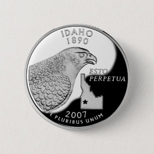 Idaho State Quarter Button