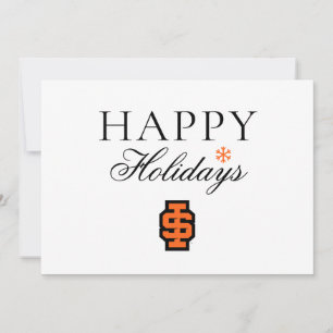 Idaho State University Stolz Bengal-Logo Feiertagskarte