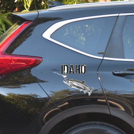 IDAHO STEELHEAD - HIER FISCHFISCHE - STREKENDE IDA AUFKLEBER