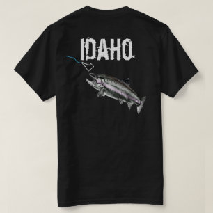 IDAHO STEELHEAD - HIER FISCHFISCHE - STREKENDE IDA T-Shirt