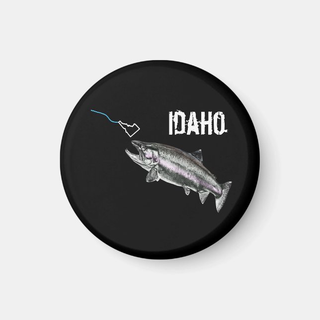 IDAHO STEELHEAD - HIER FISCHFISCHE - STREKT MAGNET (Vorne)