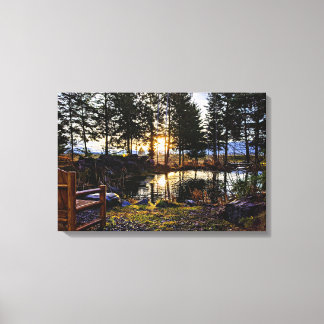 Idaho Sunset Stretched Canvas Print Leinwanddruck