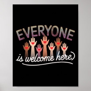Idaho Teacher Quote Mens Frauen Jeder ist Welcom Poster