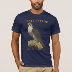 Idaho-Territorium Raubvogel Der Falco peregrinus T-Shirt