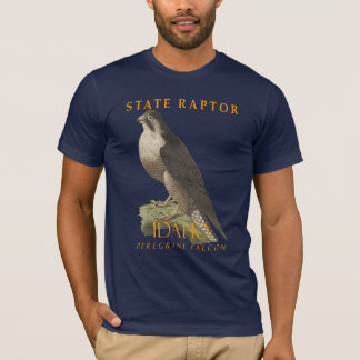 Idaho-Territorium Raubvogel Der Falco peregrinus T-Shirt