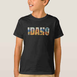 IDAHO Themed Schönes Design mit Staat Symbolen T-Shirt