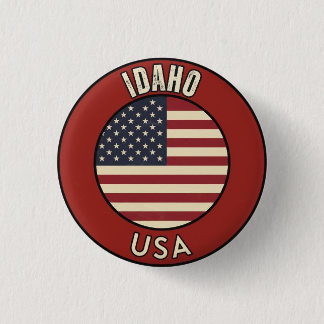 Idaho United States Button (Vorderseite)