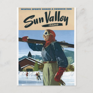 Idaho Vintage Postkarte