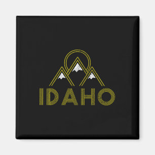 Idaho Vintage Retro Berge Wandern Souvenir Geschen Magnet