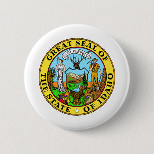 Idaho Vintage-Staatssiegel Button