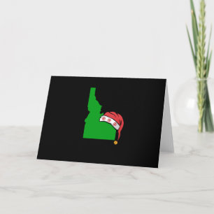 Idaho-Weihnachtsniedlicher Weihnachtsgeschenk-Grün Karte