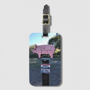 Idaho Wonder Pig, Funny Gepäckanhänger