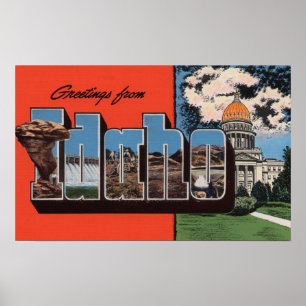 IdahoLarge Buchstabe ScenesIdaho Poster